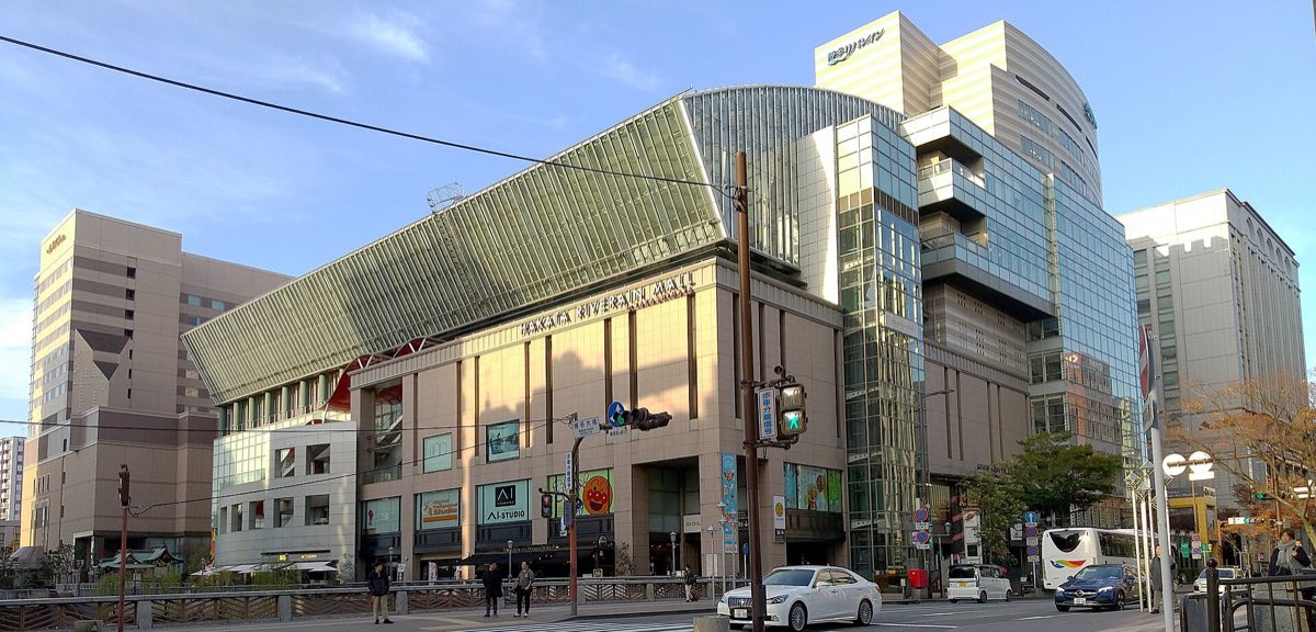 The Hakata Riverain complex, which houses the Fukuoka Asian Art Museum